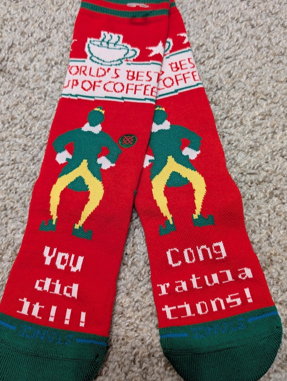 Elf Themed Stance Crew Socks